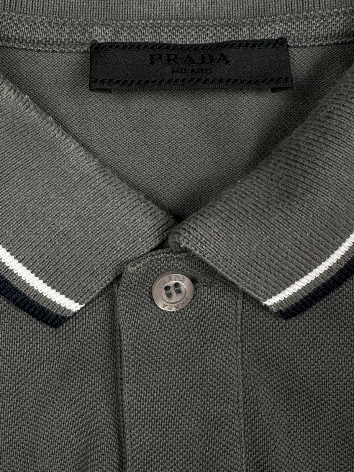 grey Prada polo {M}