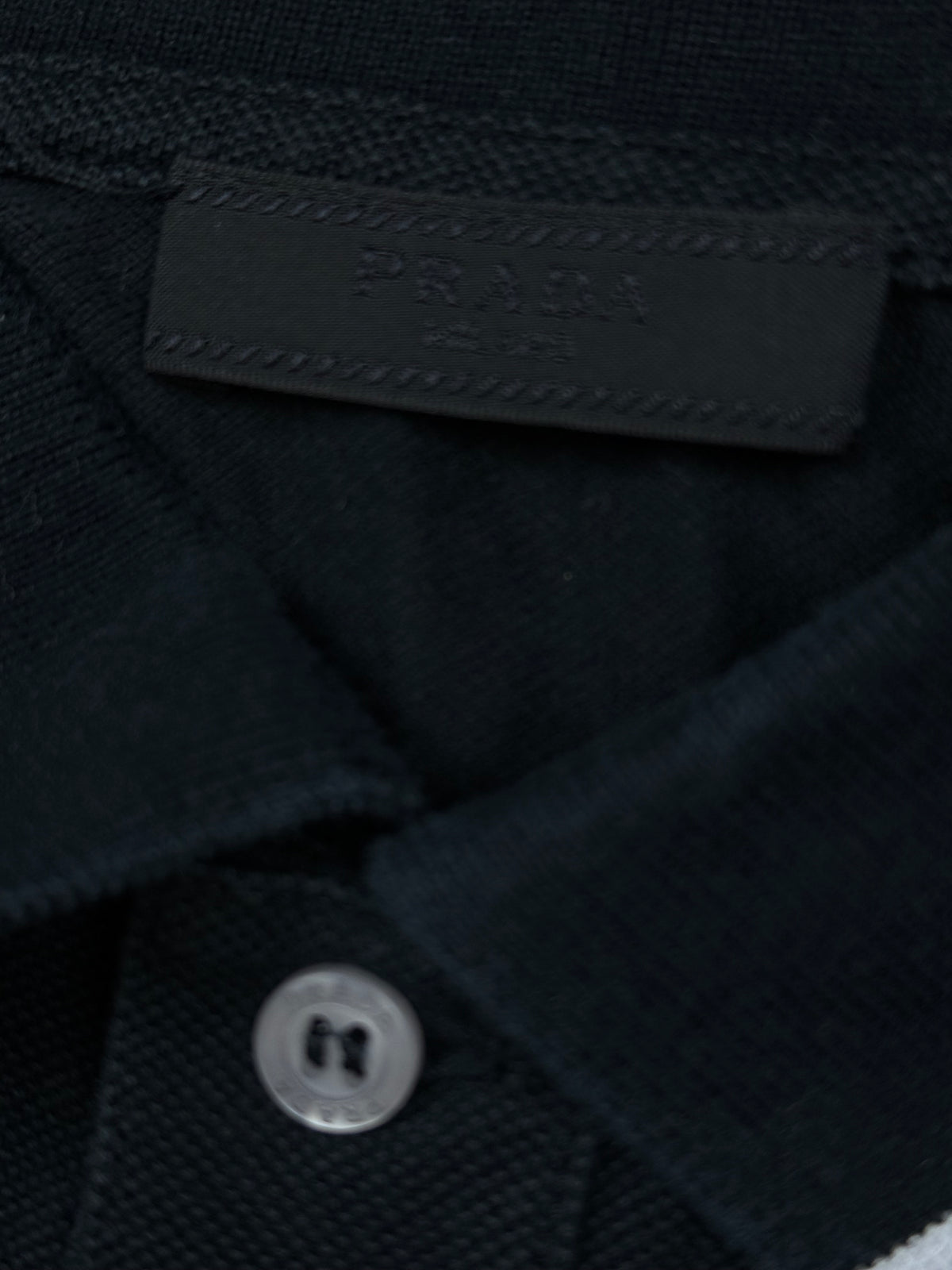 black Prada polo {S}