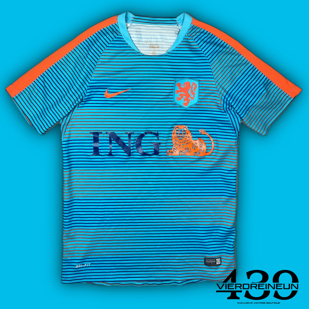 babyblue Nike Netherlands trainingjersey {M}