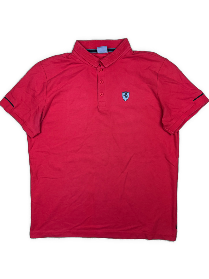 vintage Puma Ferrari polo {L}