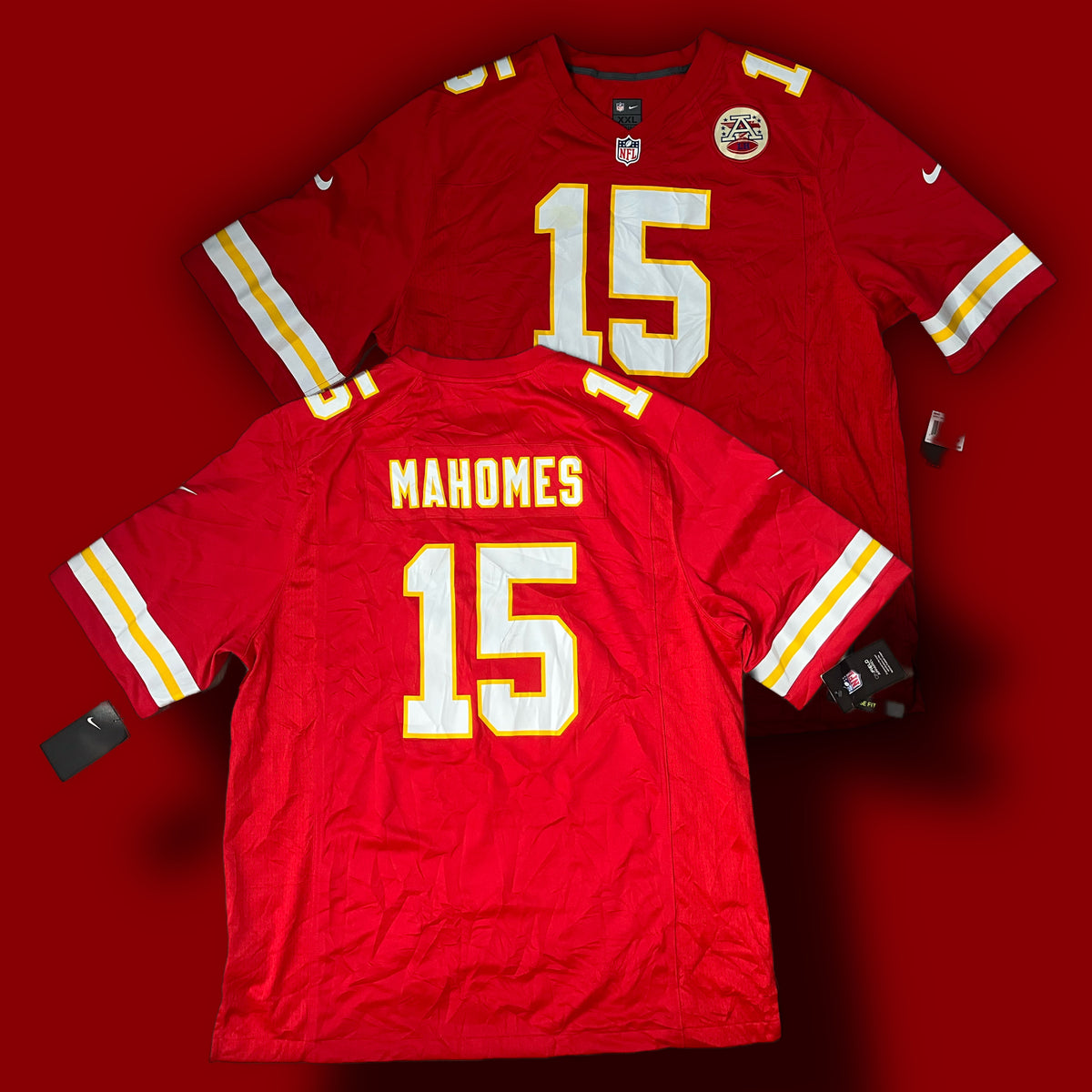 vintage Nike MAHOMES Americanfootball jersey NFL DSWT {XXL}