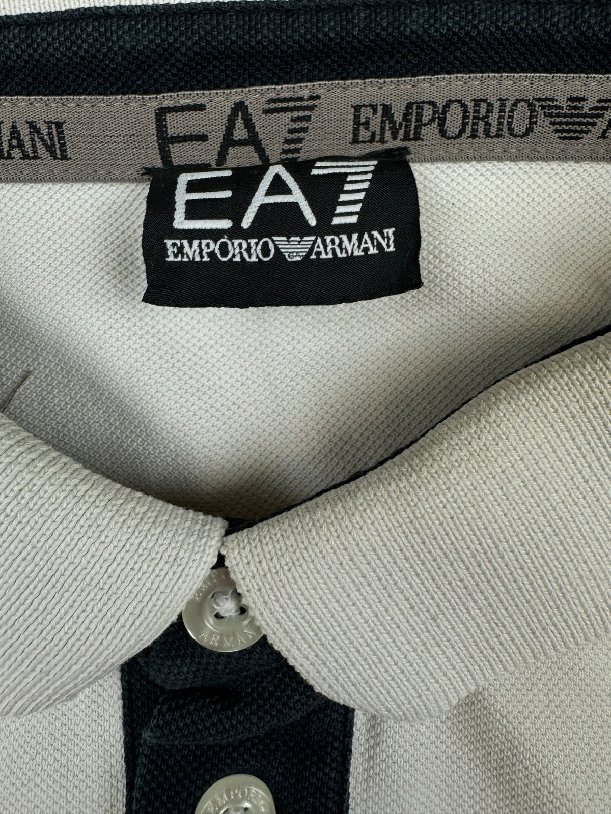 vintage Emporio Armani EA7 polo long {S}
