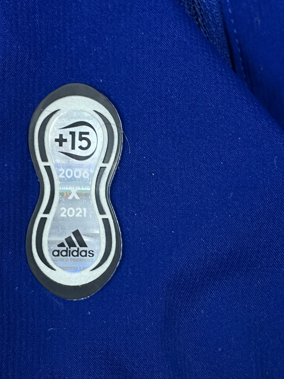 blue Adidas Boca Juniors tracksuit {L}