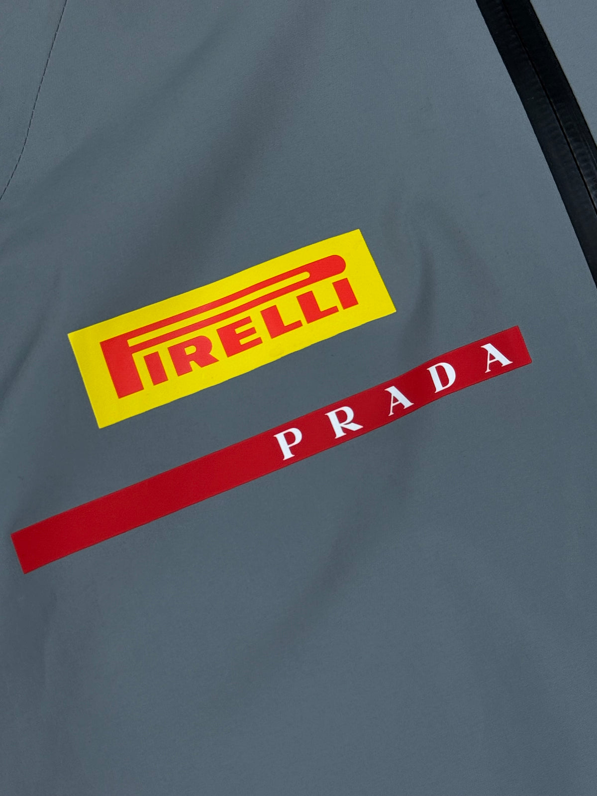 grey Prada Luna Rossa windbreaker
