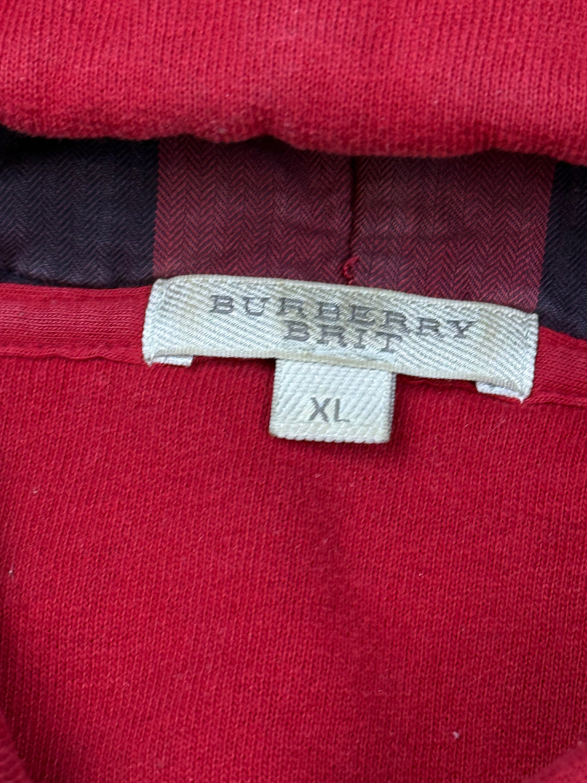 vintage Burberry sweatjacket {XL}