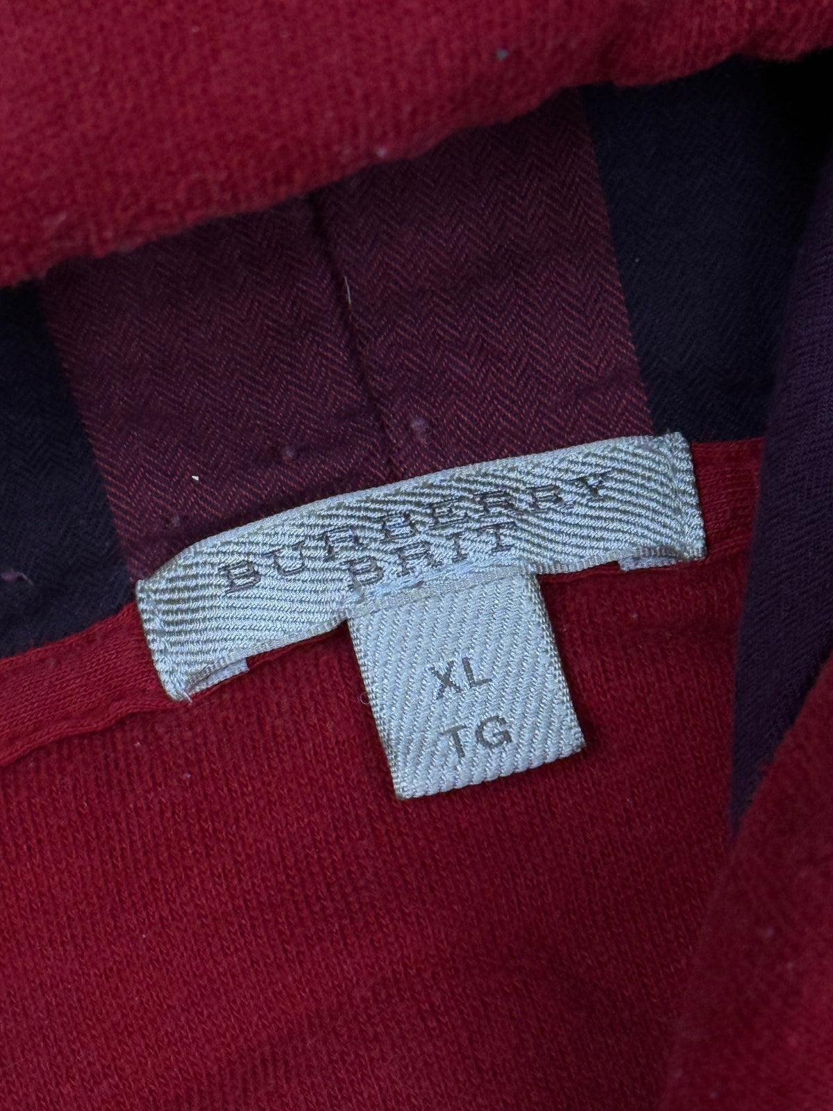 vintage Burberry sweatjacket {XL}