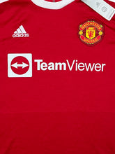 Carica l&#39;immagine nel visualizzatore di Gallery, red Adidas Manchester United 2021-2022 home jersey DSWT {M}
