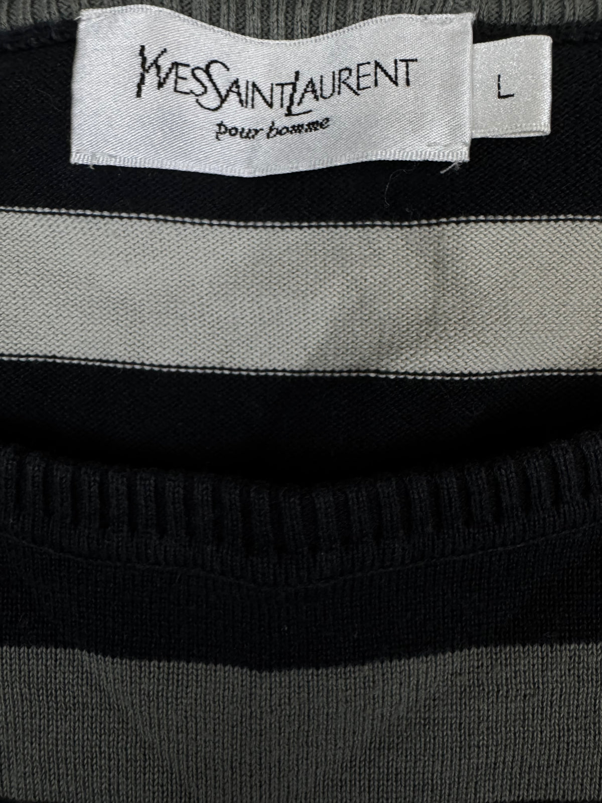 vintage YSL Yves Saint Laurent knittedsweater {L}