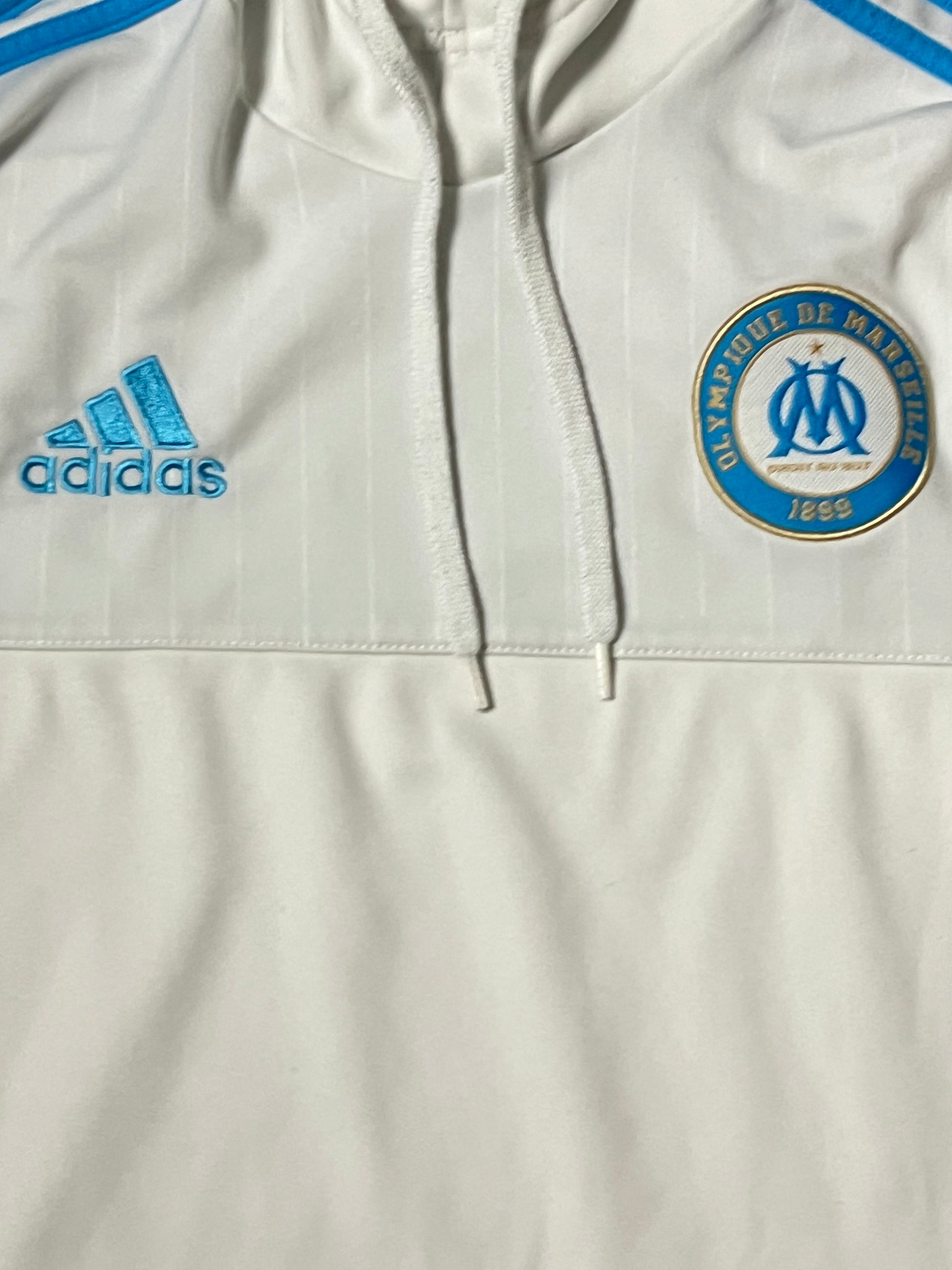 vintage Adidas Olympique Marseille hoodie {S}