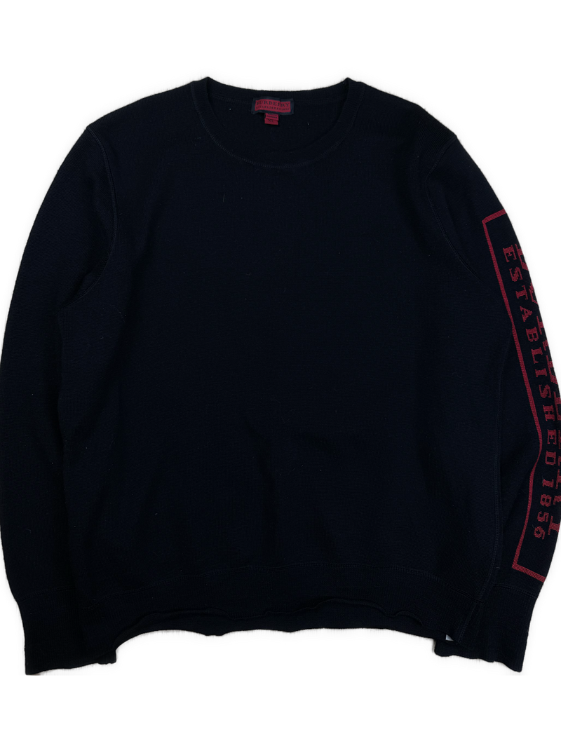 vintage Burberry Sport knittedsweater {XL}