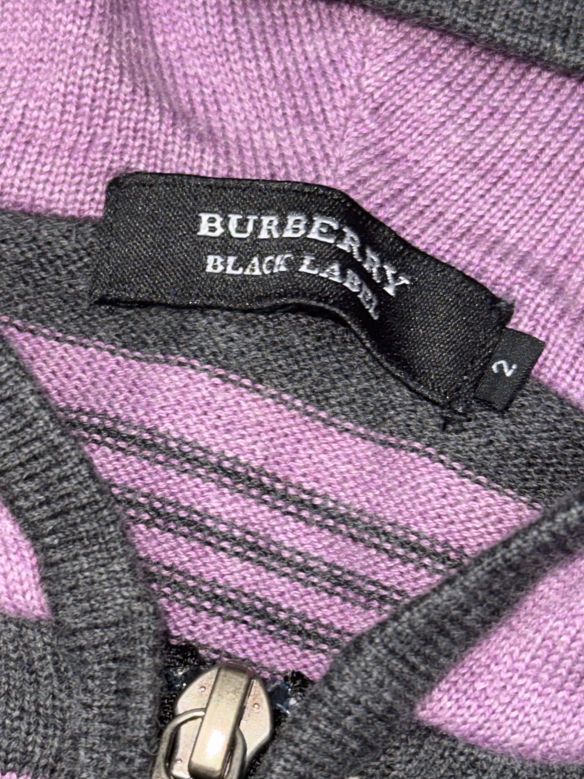 vintage Burberry Black Label sweatjacket {S}