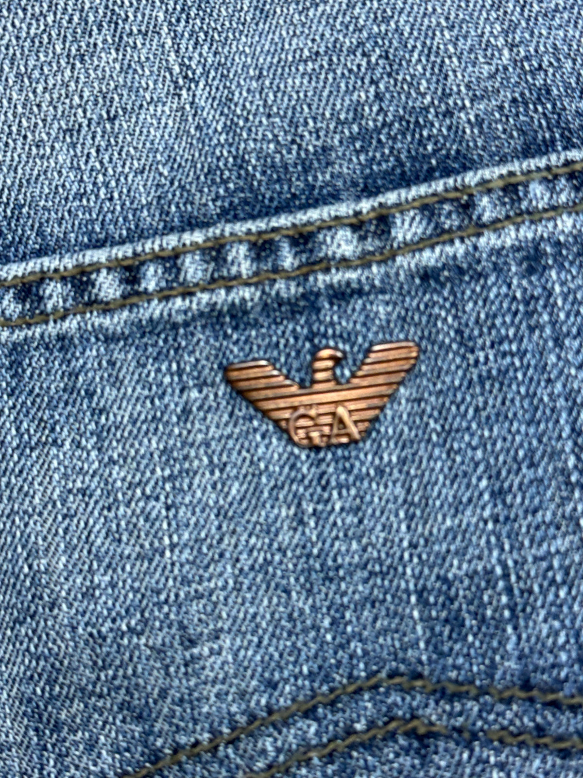 vintage Armani 3/4 jeans {L}