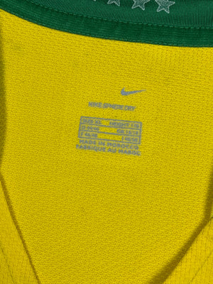 vintage Nike Brasil home jersey {S}