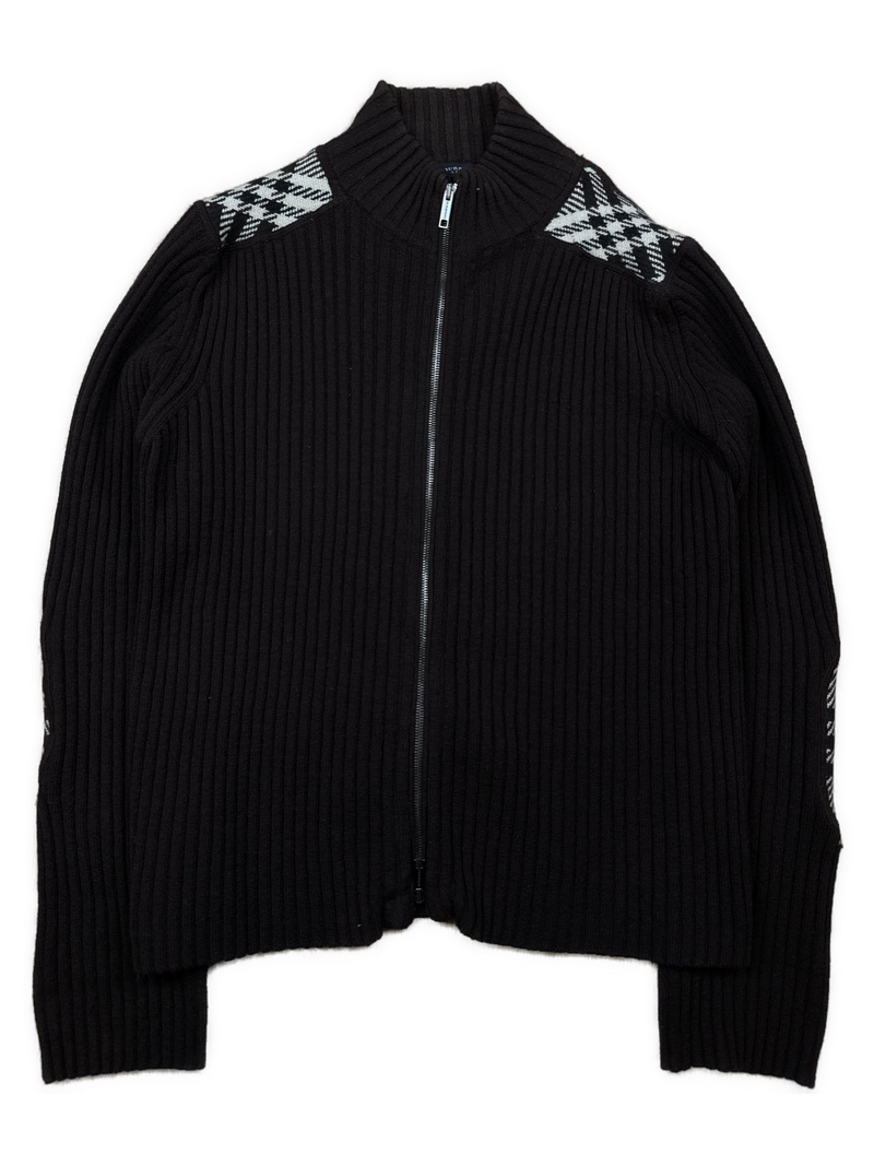 vintage brown Burberry sweatjacket {XL}