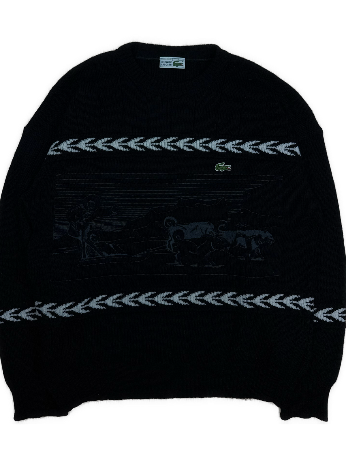 vintage Lacoste knittedsweater {M}