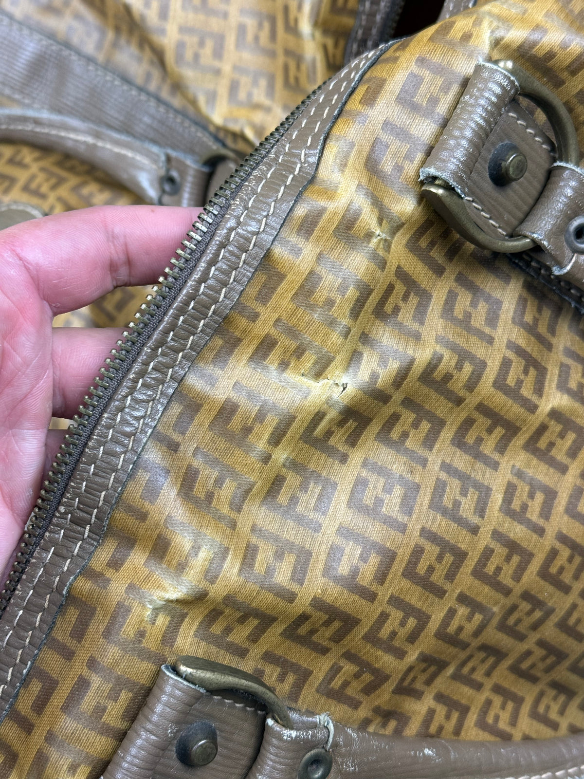 vintage Fendi duffle bag