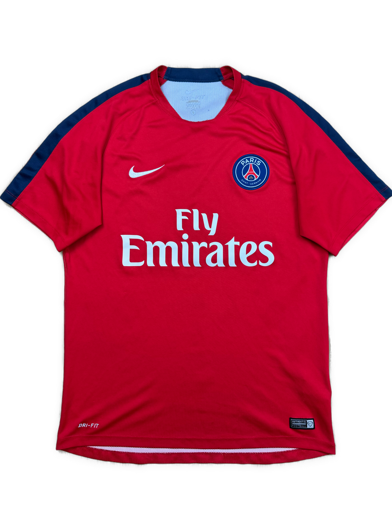 vintage Nike PSG Paris Saint Germain trainingjersey {L}