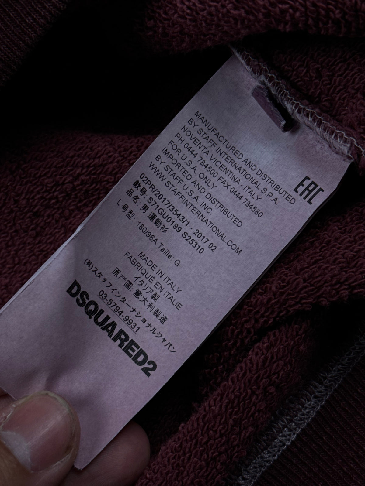 vintage Dsquared2 sweater