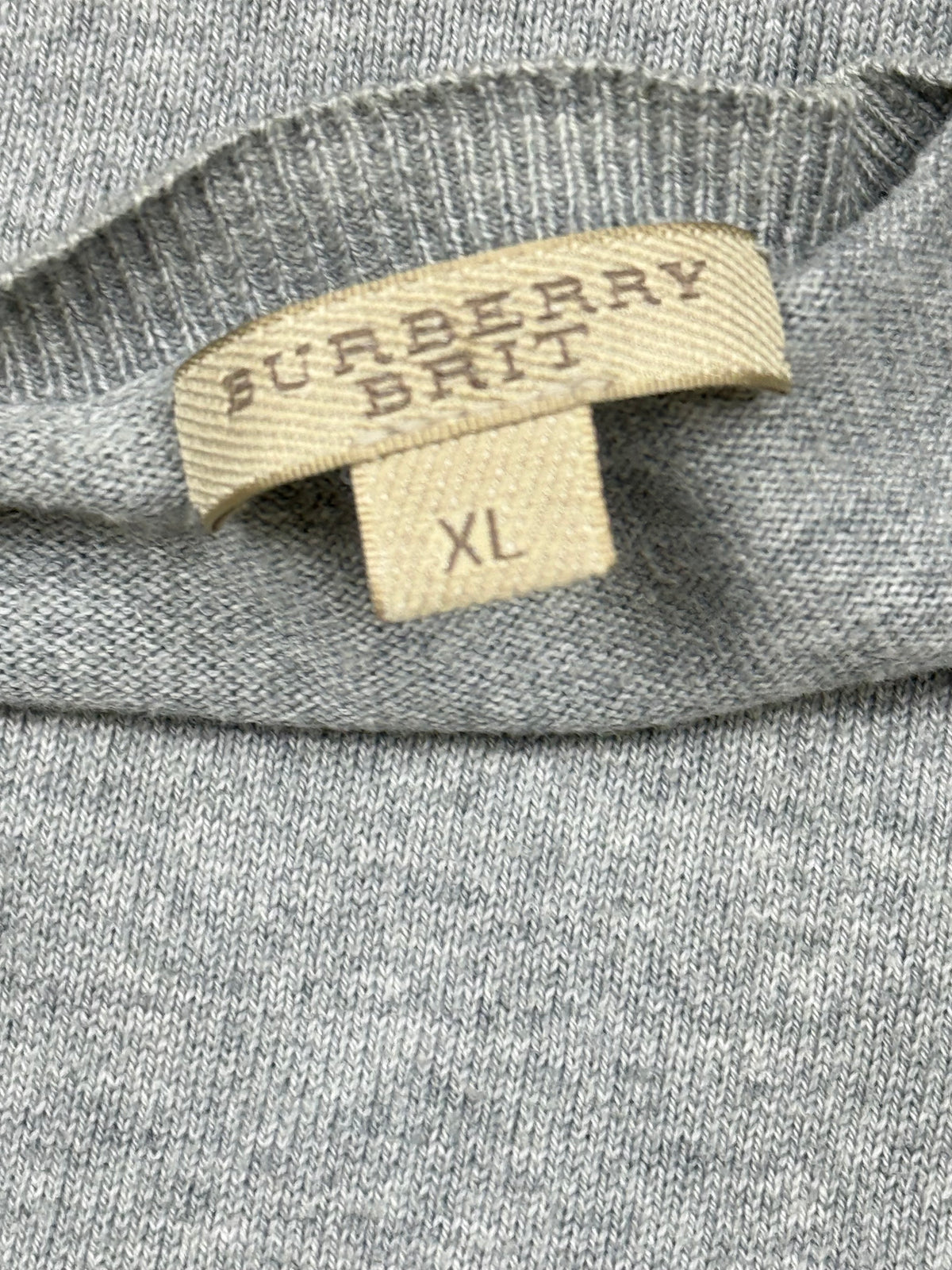 vintage Burberry knittedsweater {L}