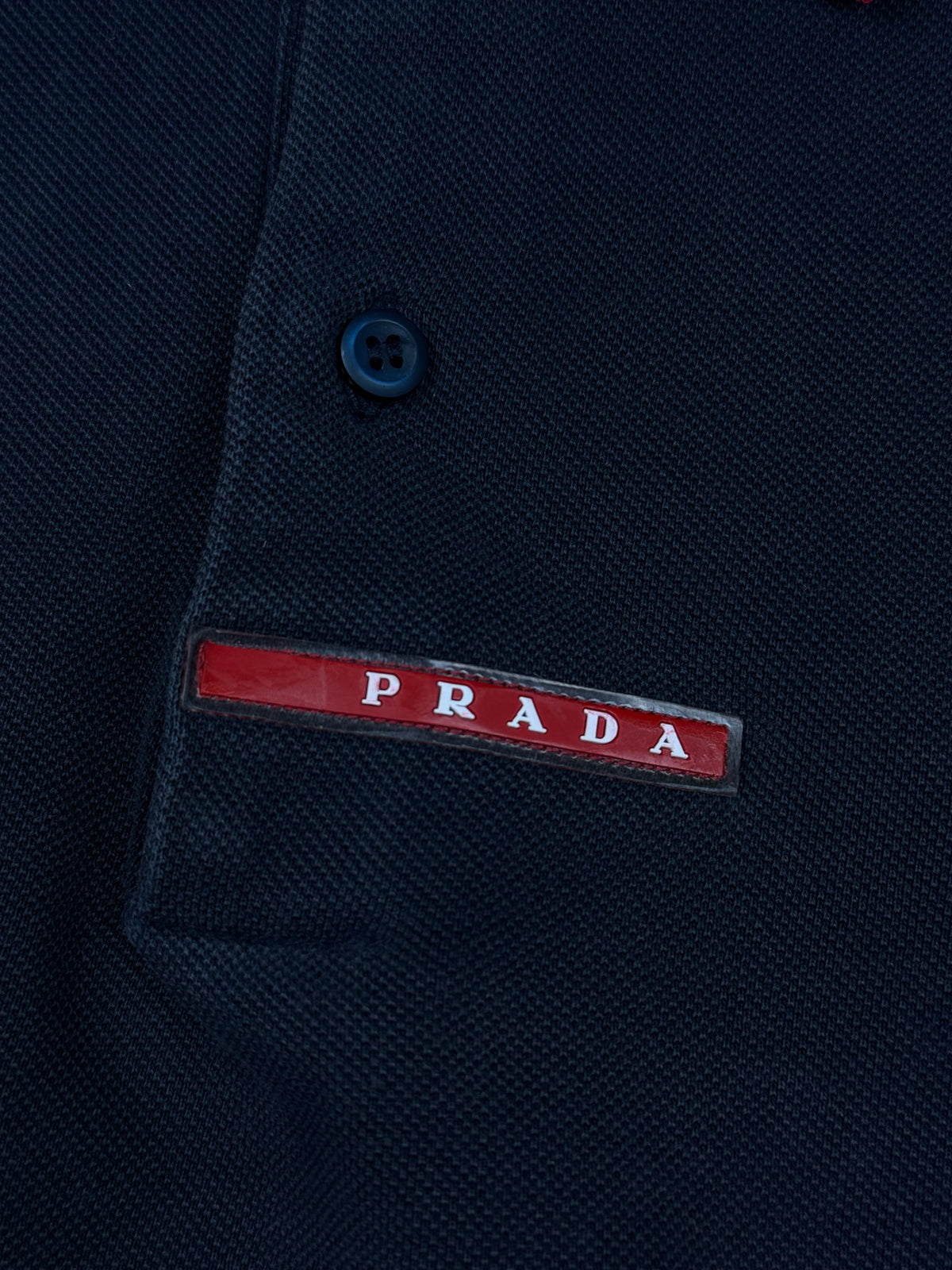vintage black Prada polo {XL}