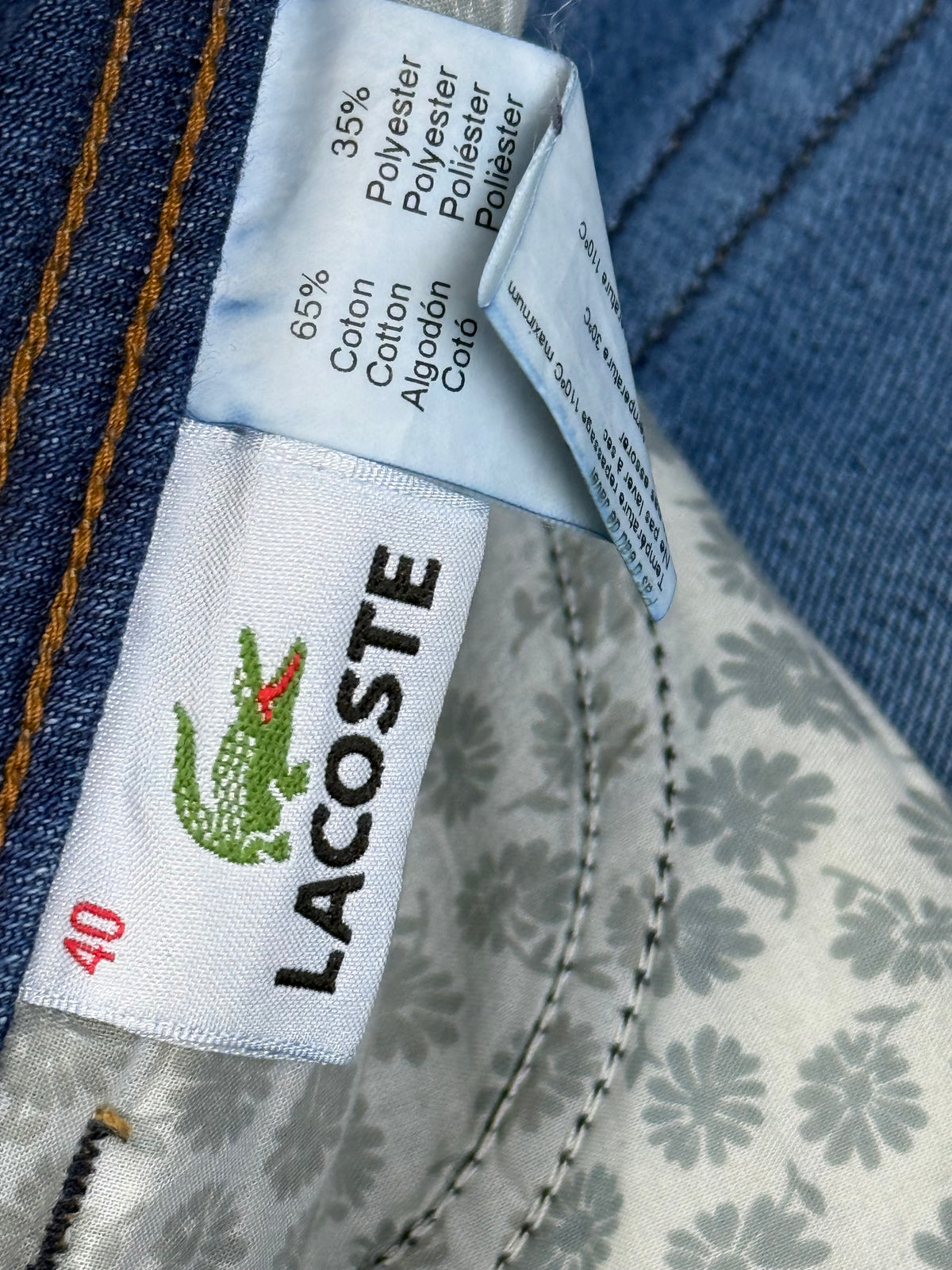 vintage Lacoste jeans