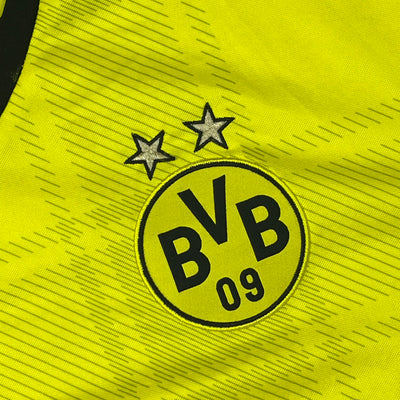 yellow Puma Borussia Dortmund 2013-2014 home jersey {XXL}