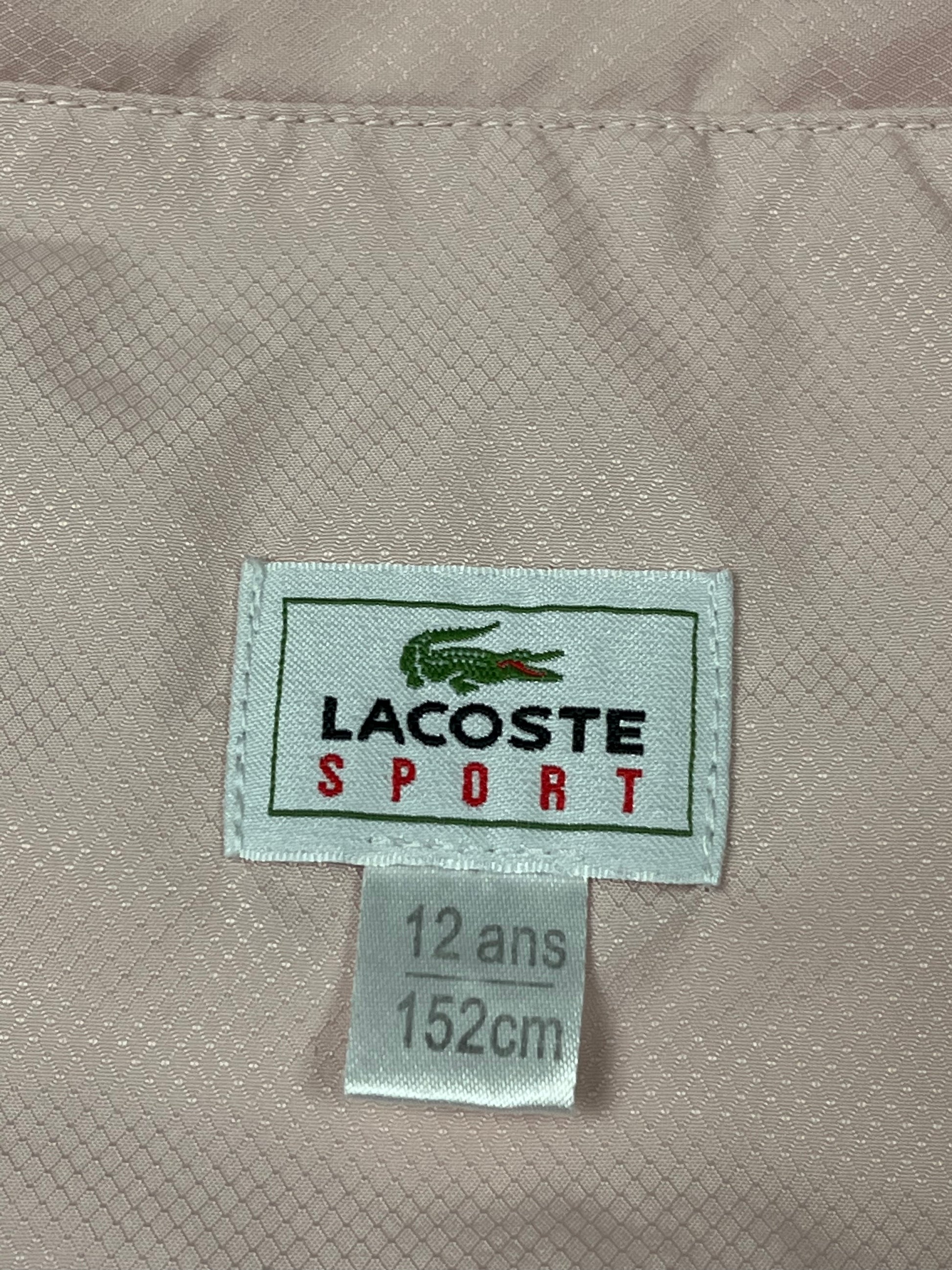 vintage pink Lacoste tracksuit {XS-S}