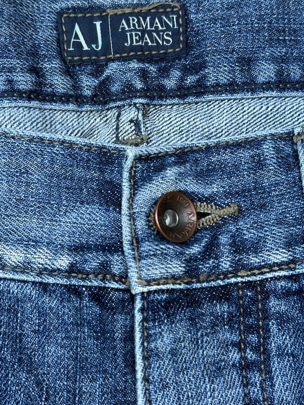 vintage Armani 3/4 jeans {L}
