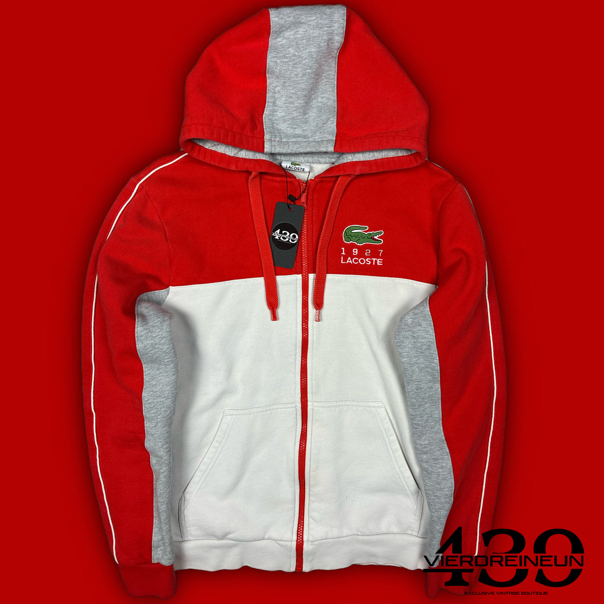 vintage Lacoste sweatjacket {M}