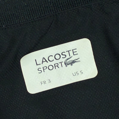 black Lacoste windbreaker {S}