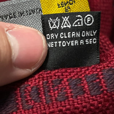 vintage red Fendi scarf