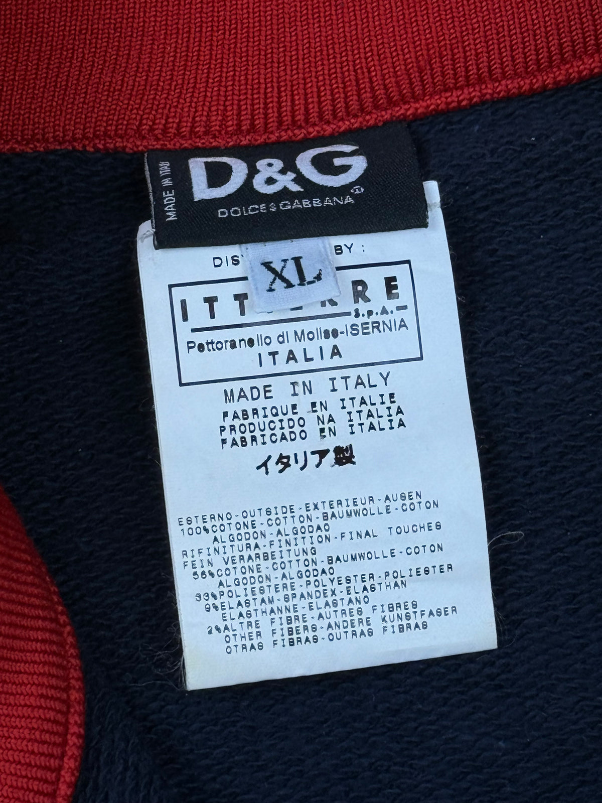 vintage Dolce & Gabbana sweatjacket