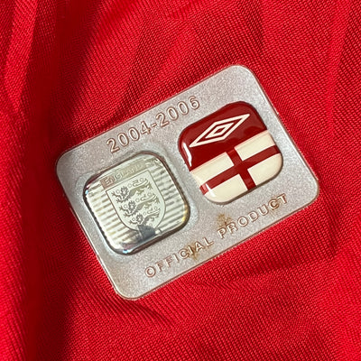 vintage Umbro England 2004-2006 away jersey {L}