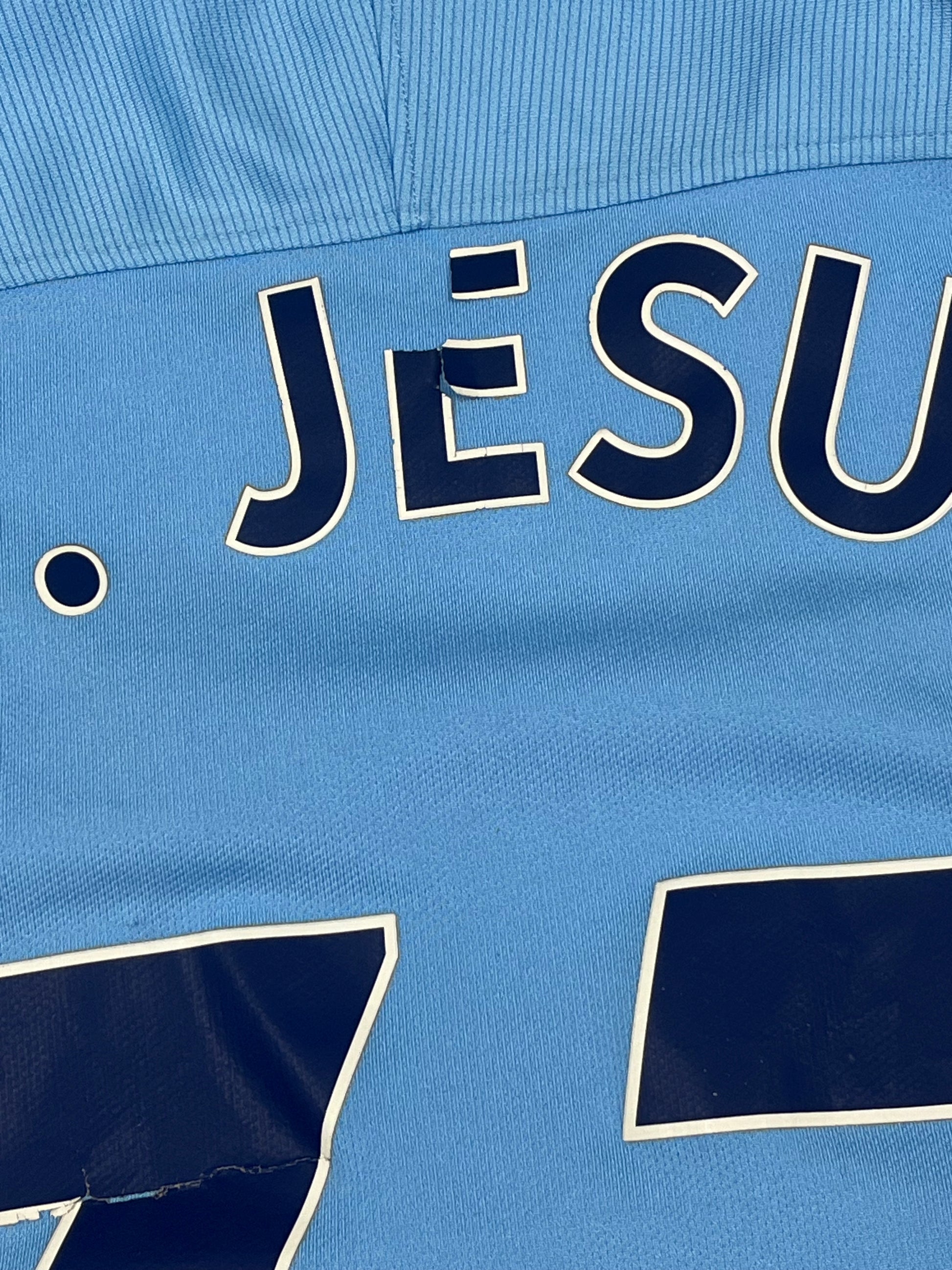 vintage Nike Manchester City G.JESUS33 2017-2018 home jersey {S}