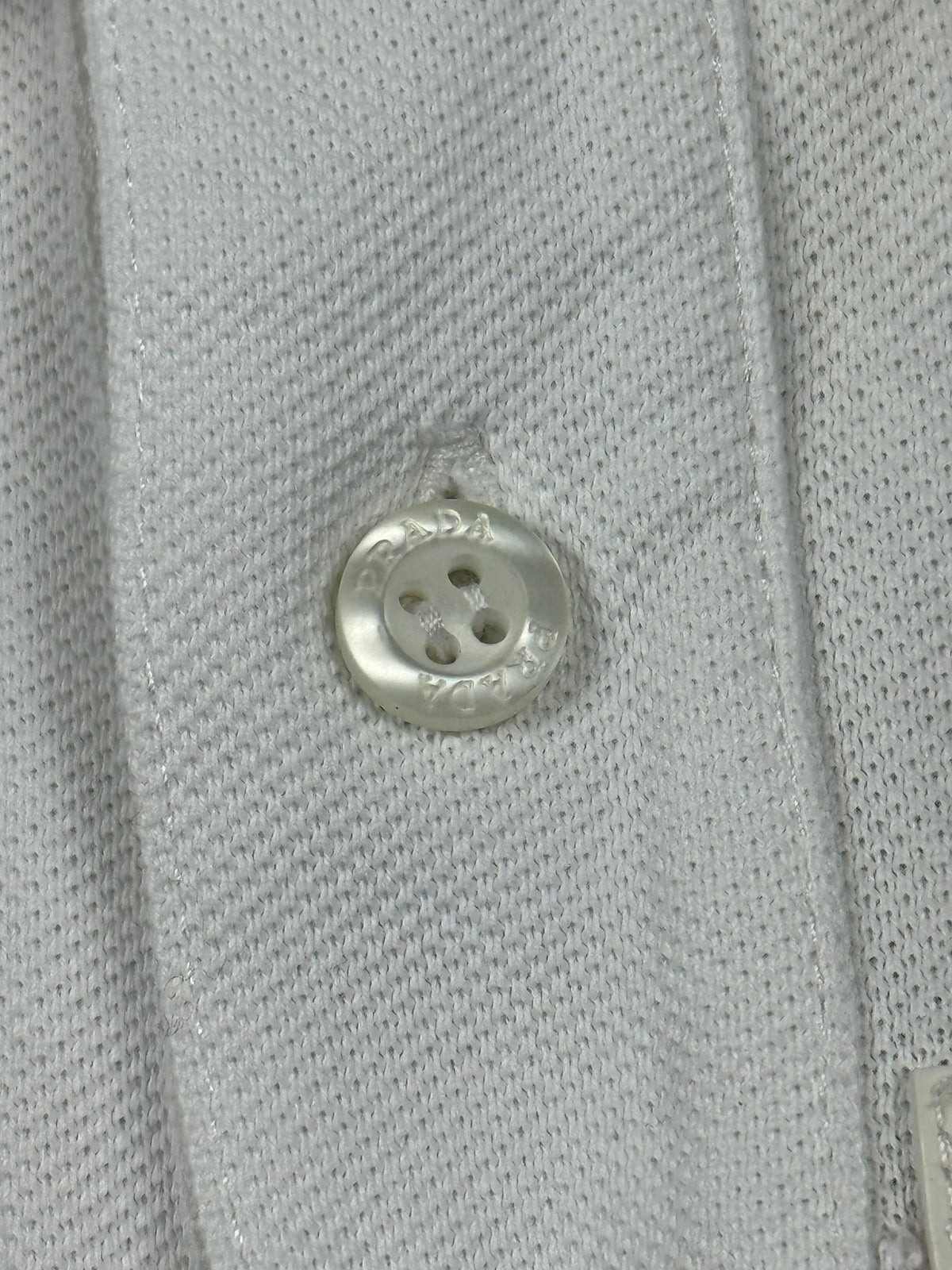 white Prada polo
