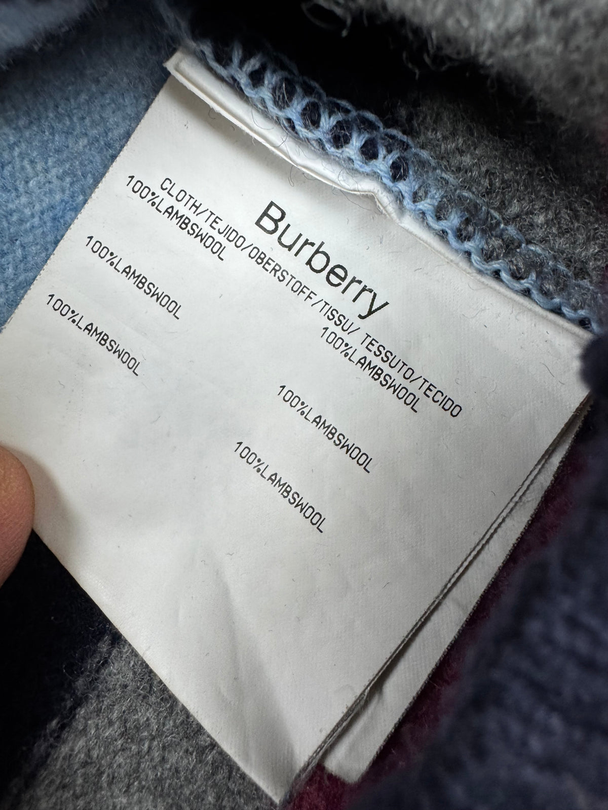 vintage Burberry quarterzip {S}