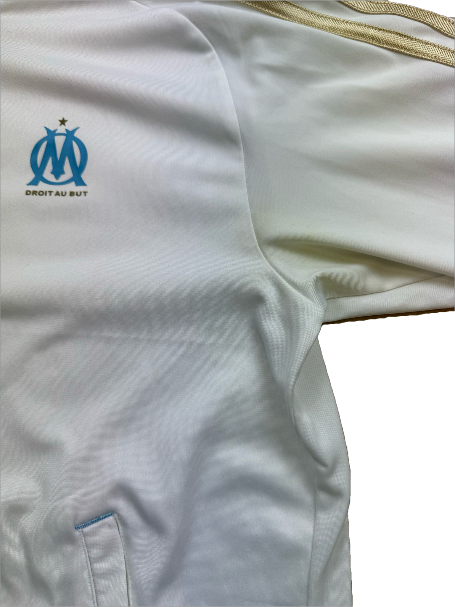 vintage Adidas Olympique Marseille trackjacket {M}