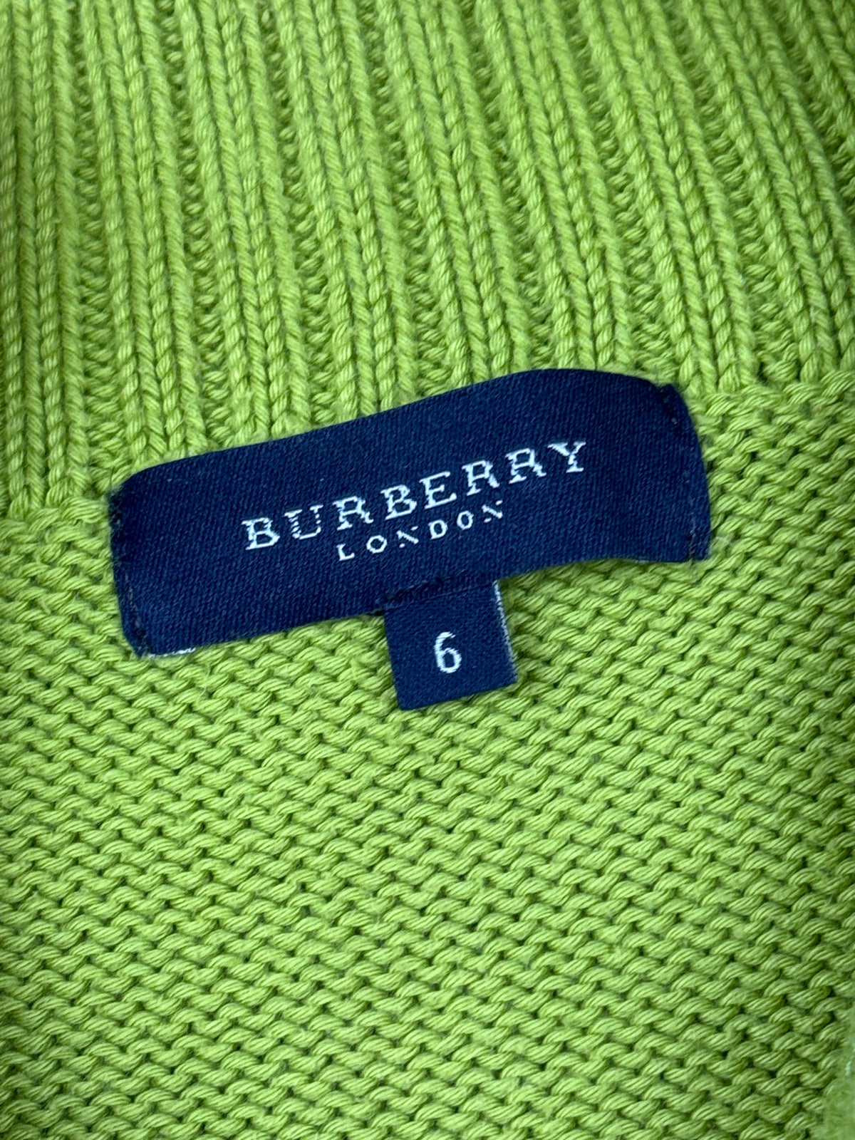 vintage Burberry quarterzip {L}