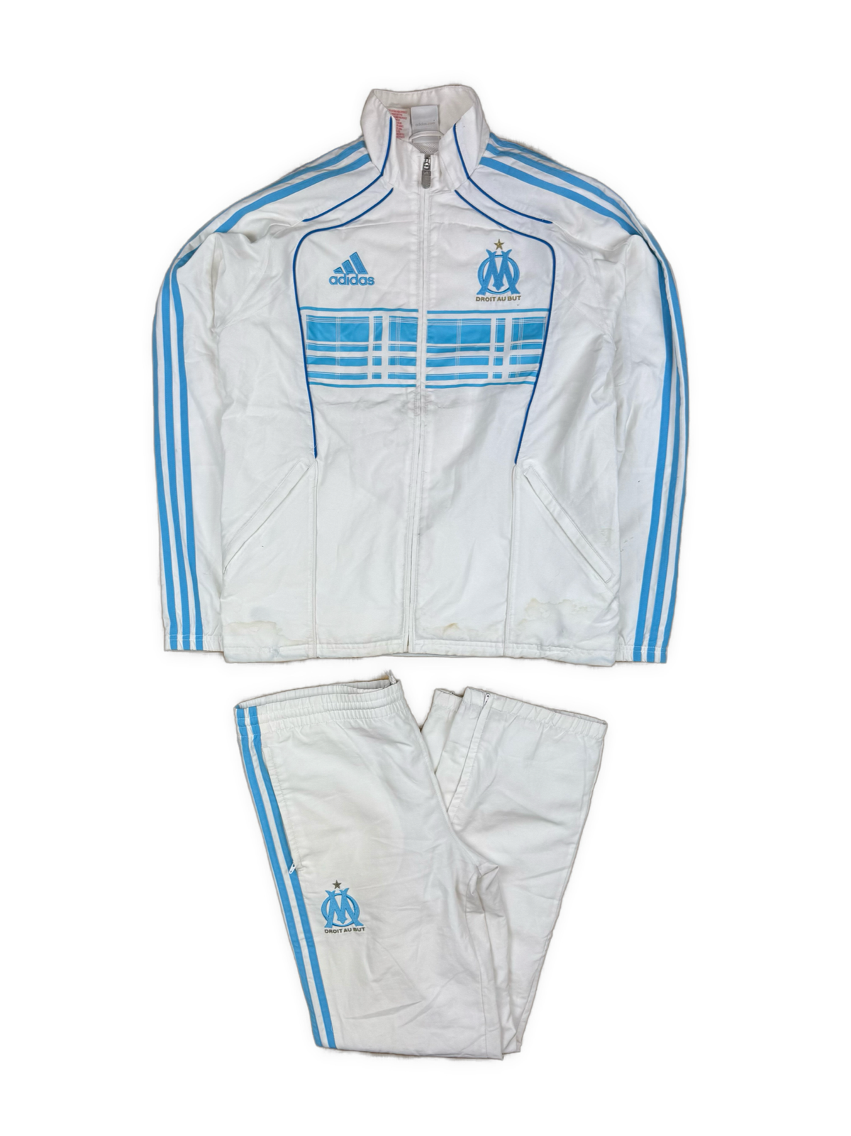 vintage Adidas Olympique Marseille tracksuit {S}