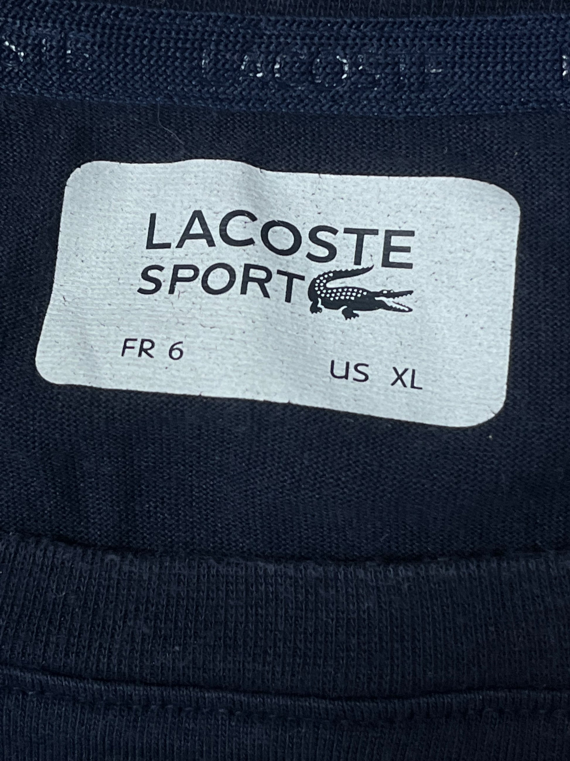 navyblue Lacoste t-shirt {XL}