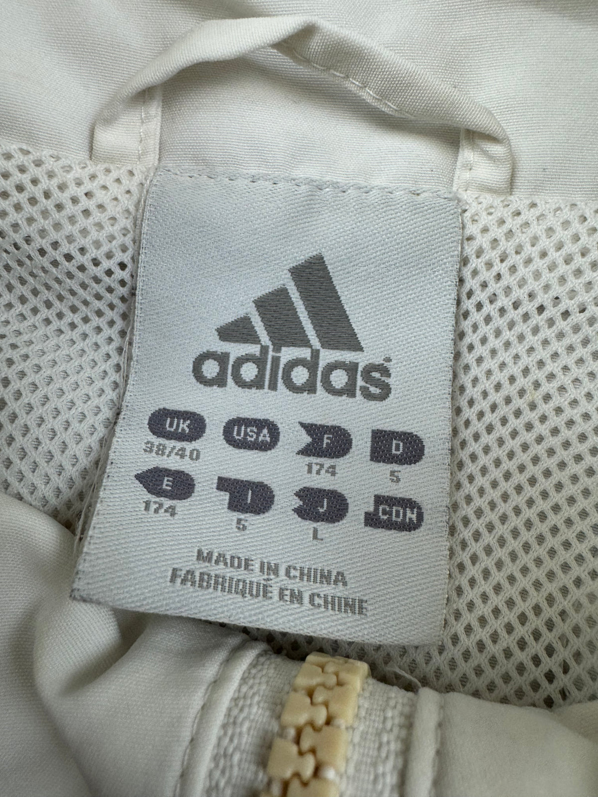 vintage Adidas Olympique Marseille windbreaker {L}