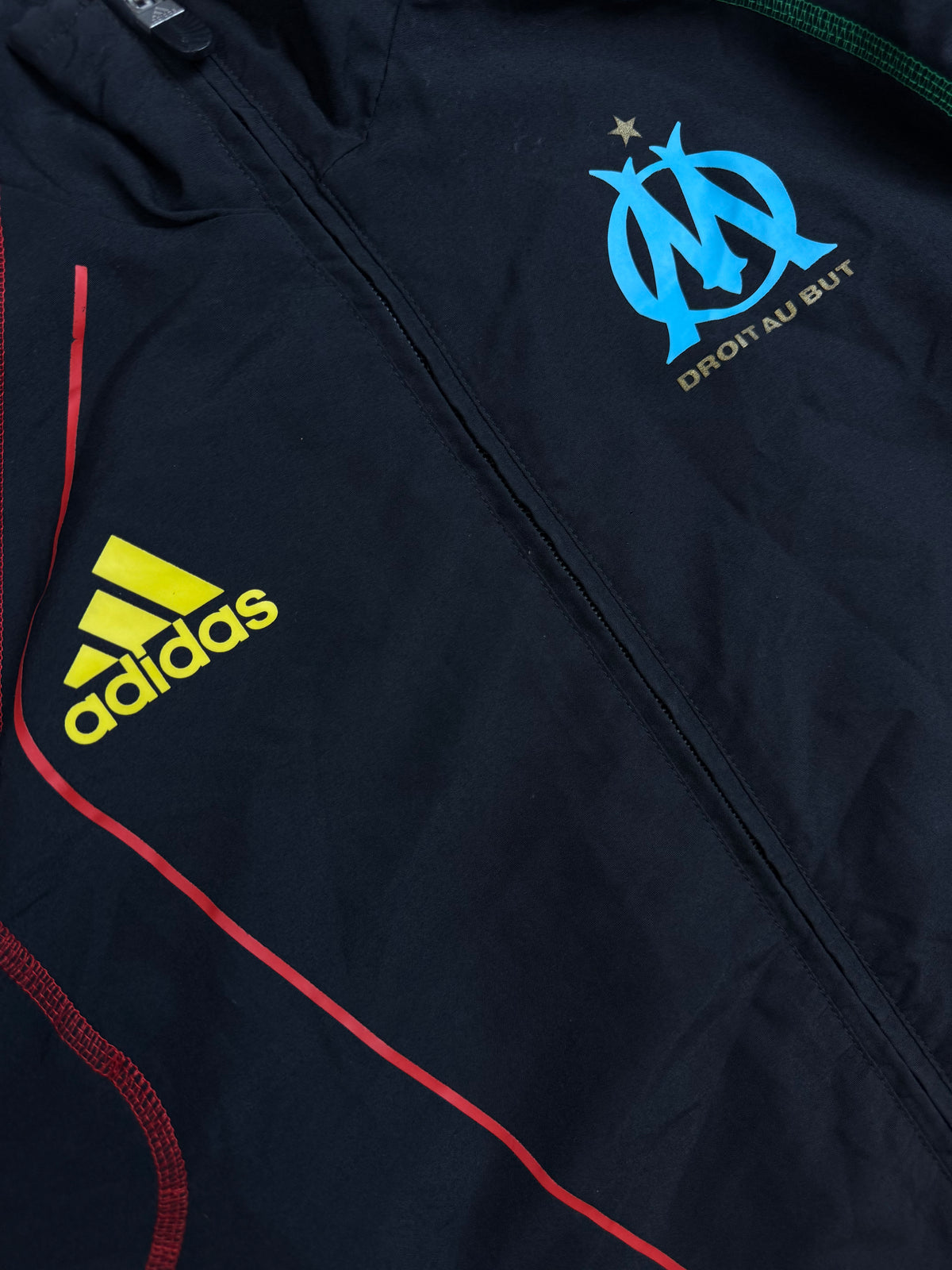 vintage Adidas Olympique Marseille windbreaker {S}
