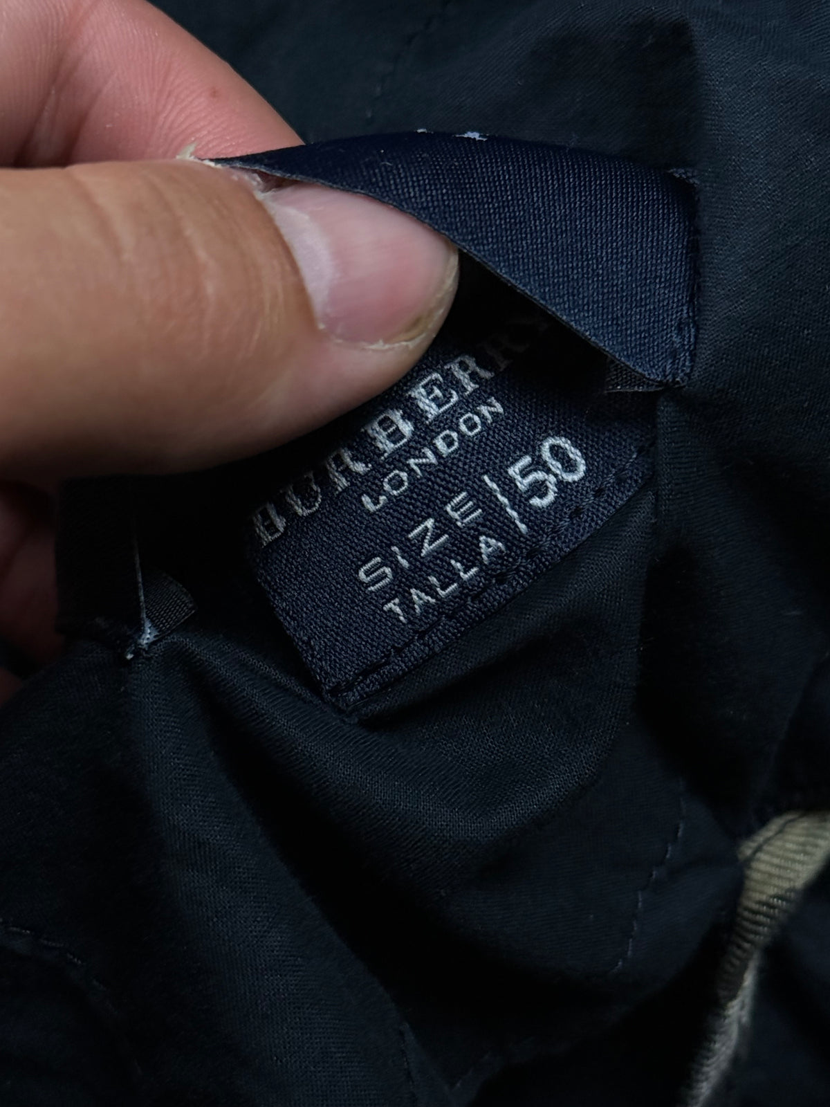 vintage navyblue Burberry harringtonjacket