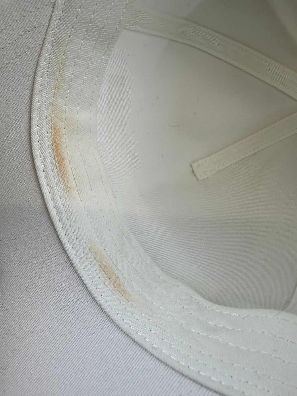 white Prada Luna Rossa cap