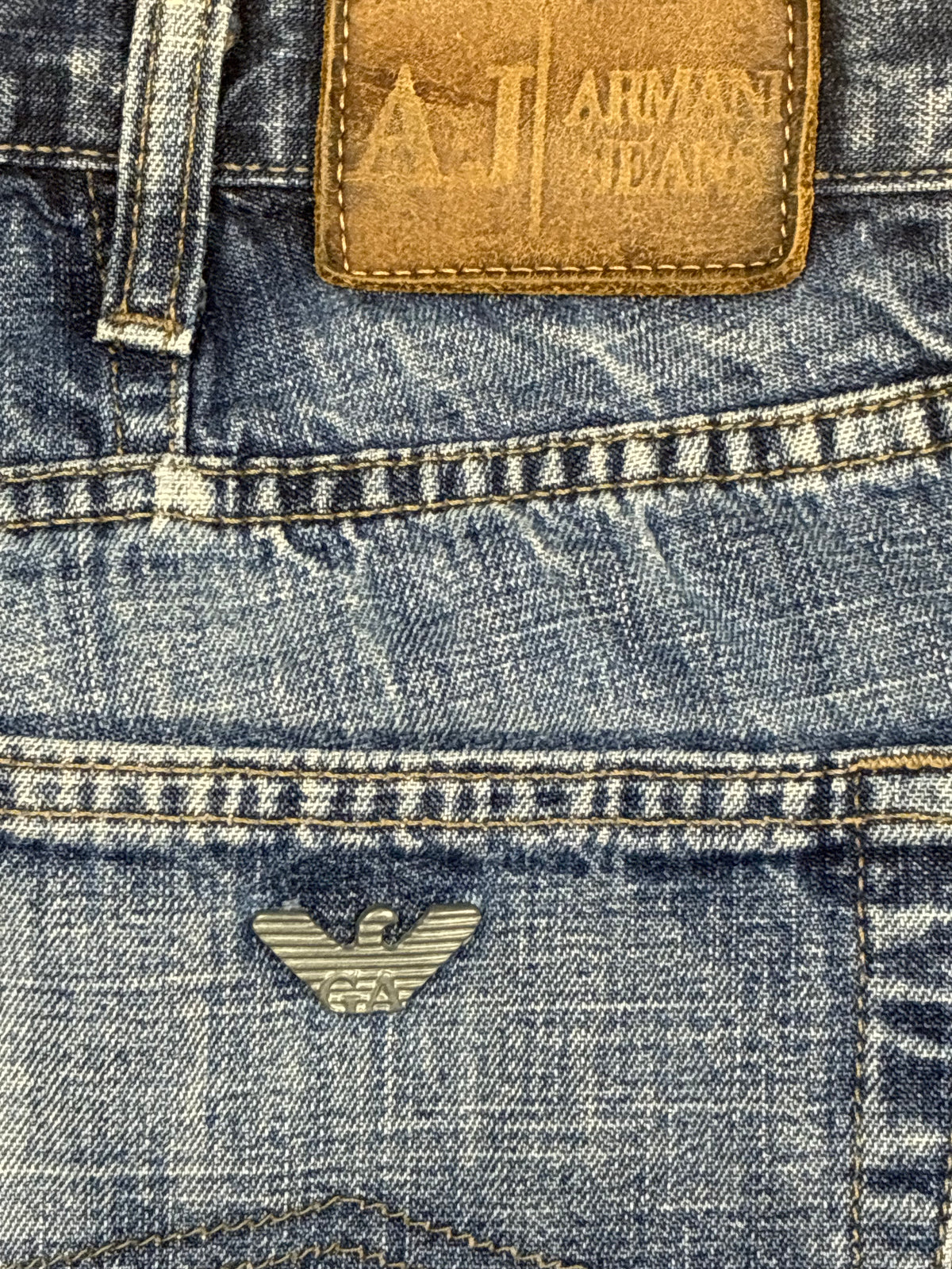 vintage Armani jeans {L}
