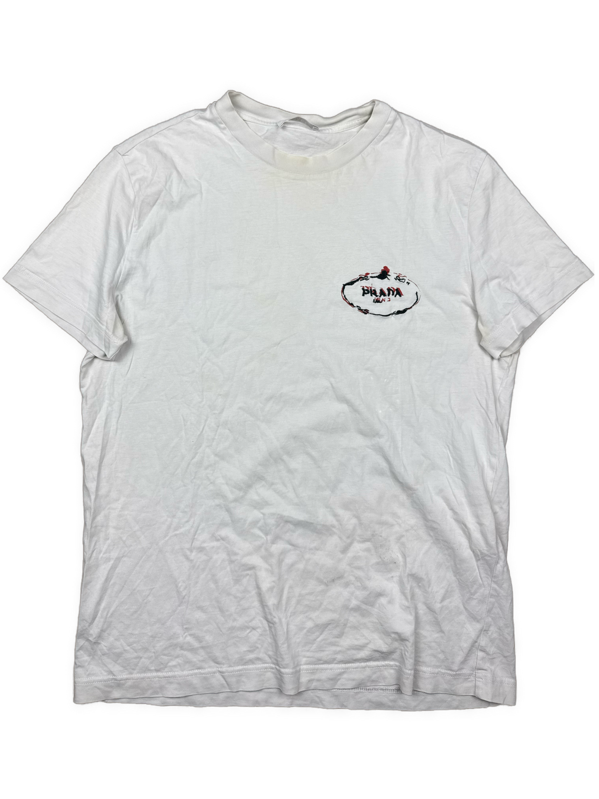 white Prada t-shirt