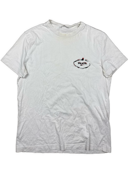 white Prada t-shirt