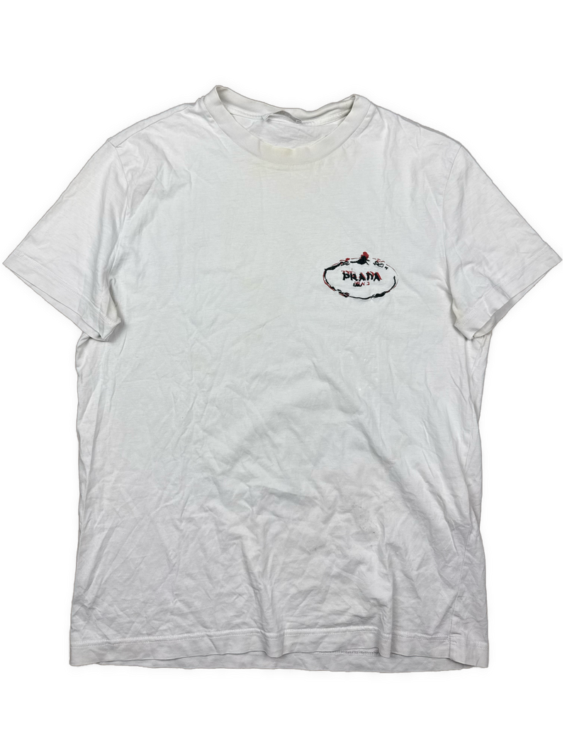 white Prada t-shirt