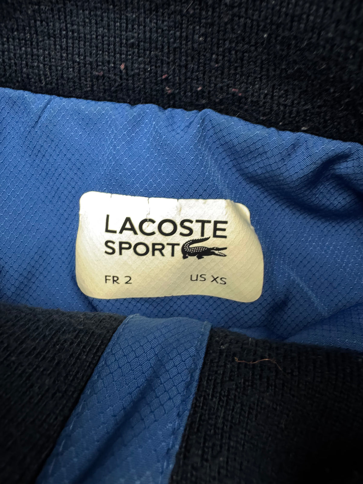 navyblue Lacoste windbreaker {S}