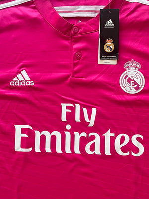 pink Adidas Real Madrid 2014-2015 away jersey DSWT {XXL}